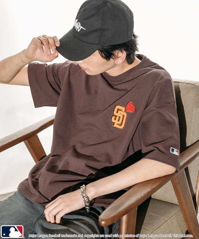 聯名 MLB 心形標誌相良刺繡T恤