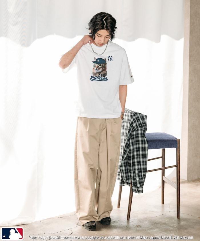 聯名 MLB 動物印花T恤