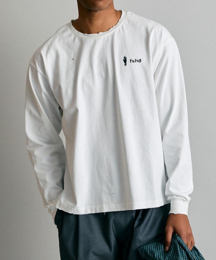 破壞長袖T-shirt