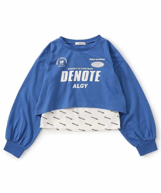 坦塔克隆T恤&印花背心套裝