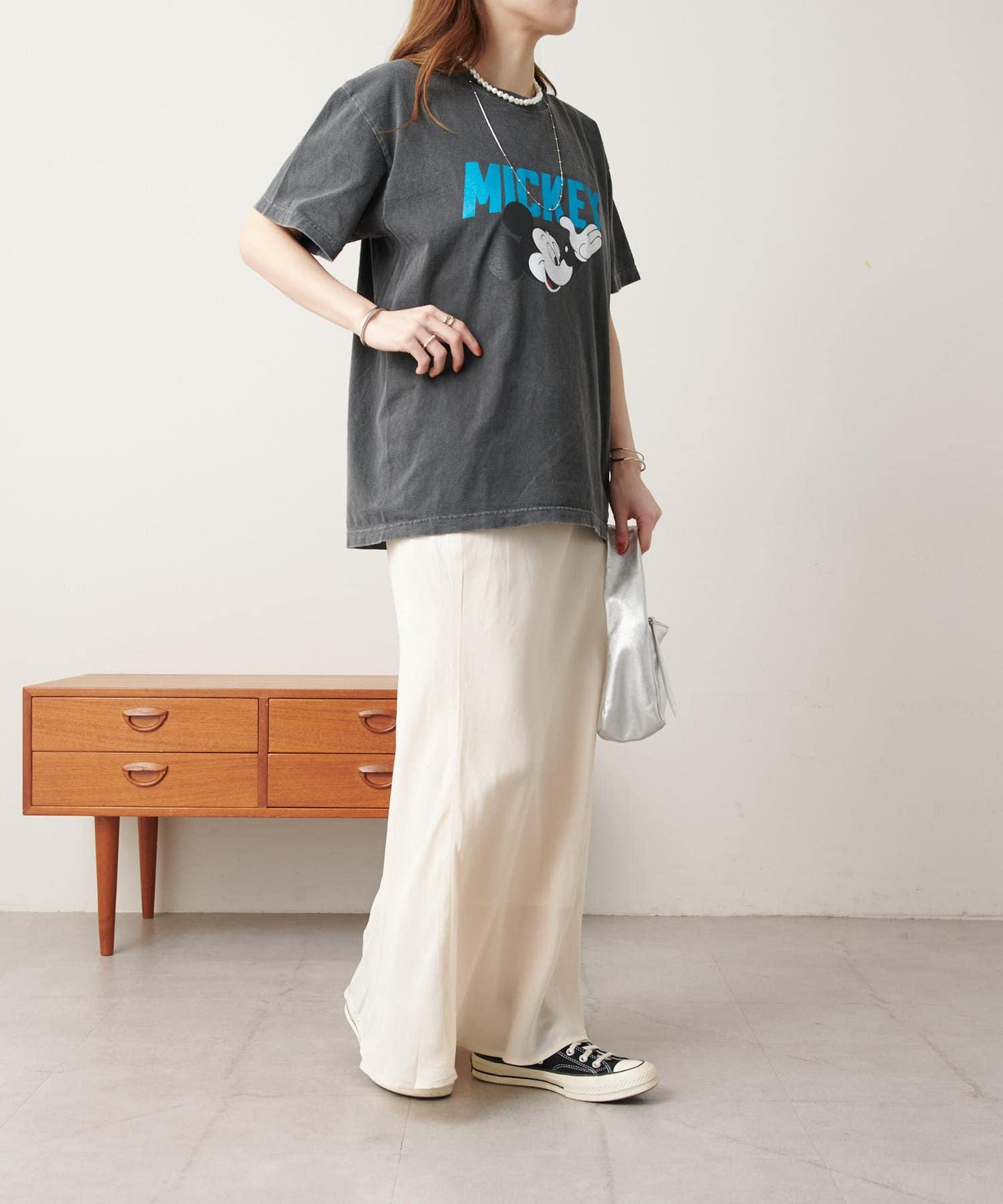 《尺碼展開》《美型》人造絲呢美人魚裙