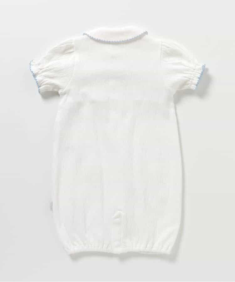 心形拼皺刺繡兩穿連體褲