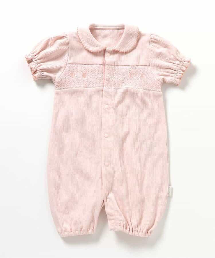 心形拼皺刺繡兩穿連體褲