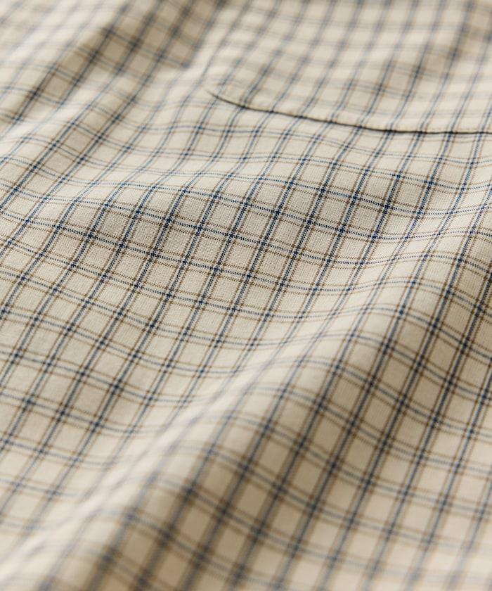 寬鬆剪裁 長領 短袖 襯衫