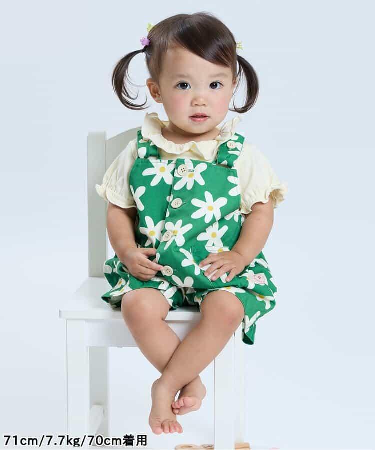【鏈接】印花帆布嬰兒連體工裝