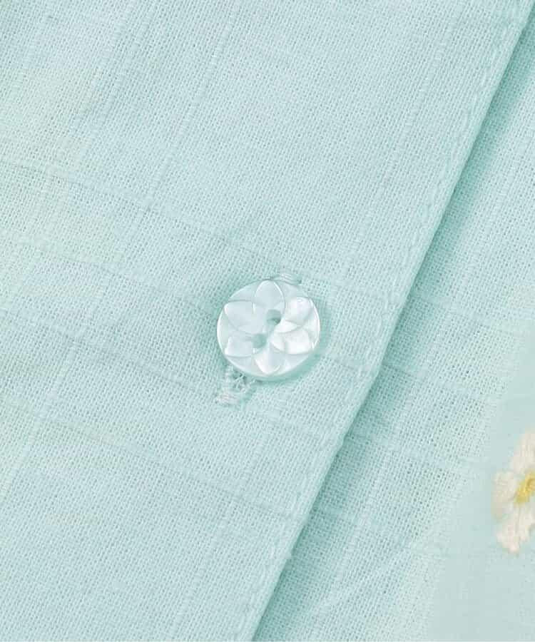 【連衣裙】繡花繡球連衣裙