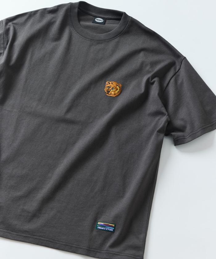 輕鬆合身 一點動物刺繡 圓領T恤