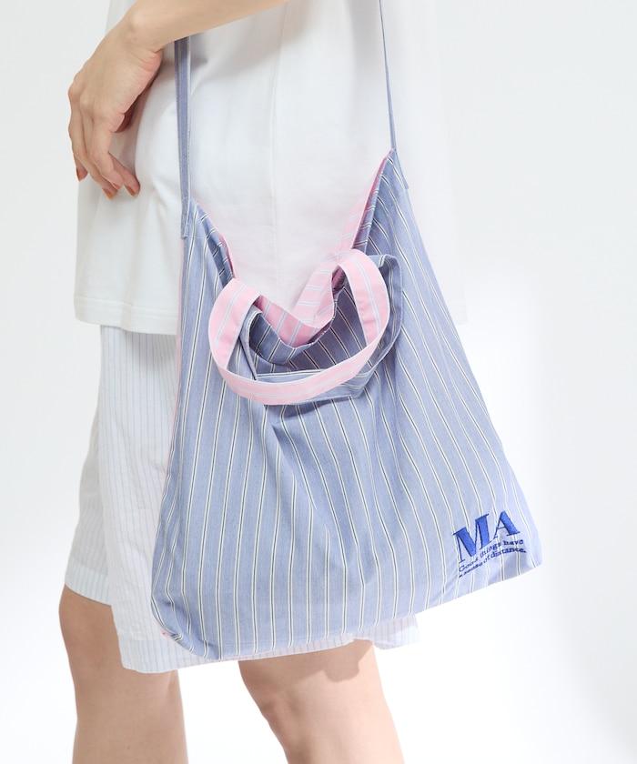 庫存面料刺繡包 / 襯衫面料雙用手提袋
