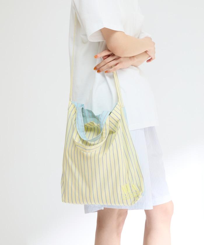 庫存面料刺繡包 / 襯衫面料雙用手提袋