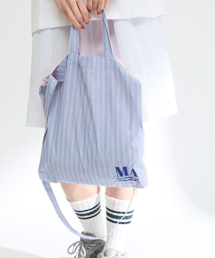 庫存面料刺繡包 / 襯衫面料雙用手提袋
