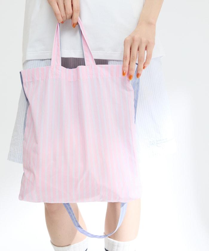 庫存面料刺繡包 / 襯衫面料雙用手提袋