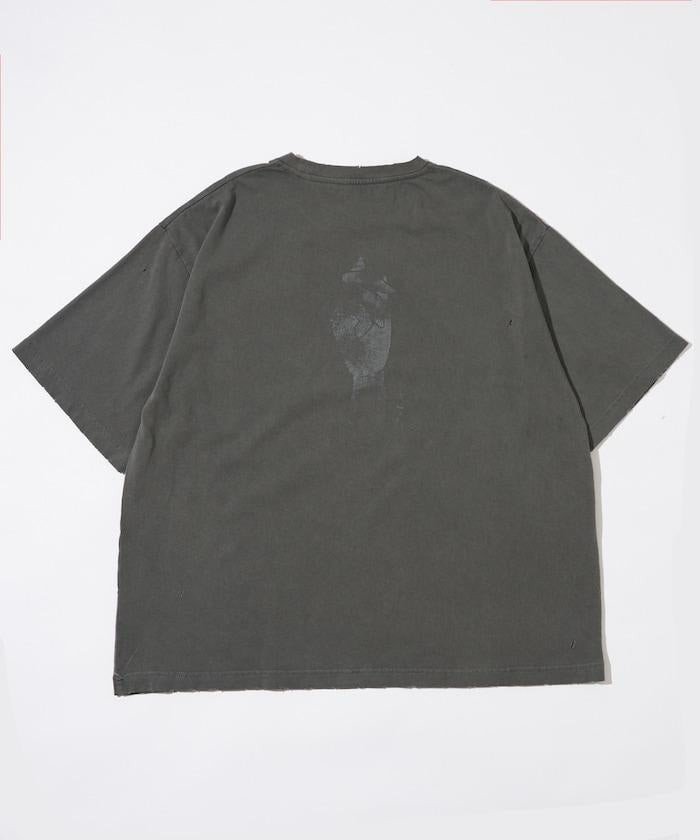 復古刺繡短袖T恤