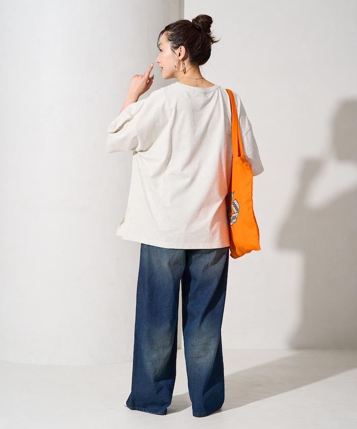 箔印圖案 大尺寸 短袖襯衫