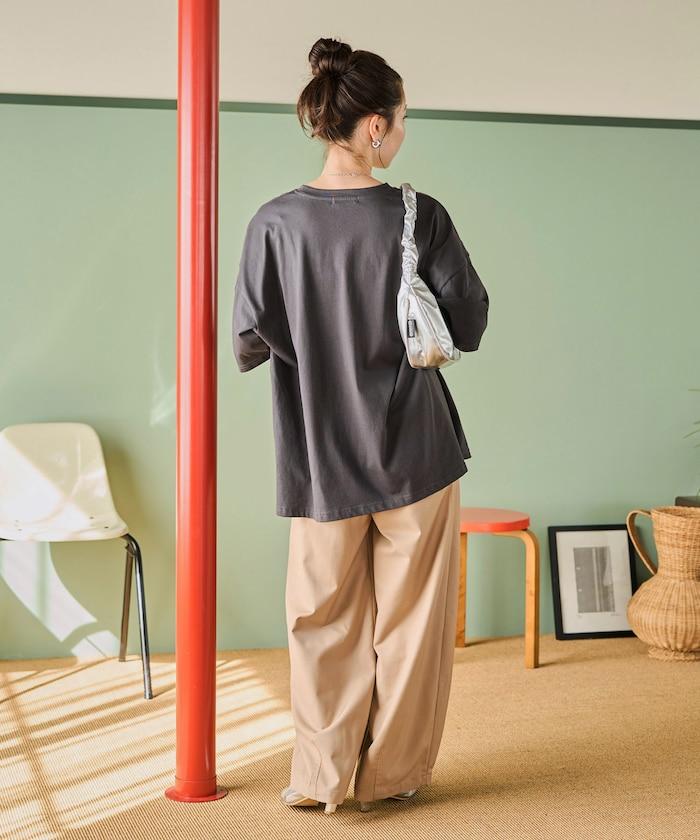 箔印圖案 大尺寸 短袖襯衫