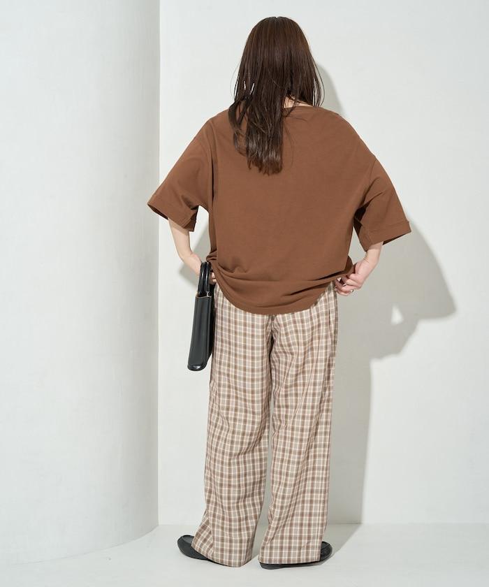 格紋休閒褲