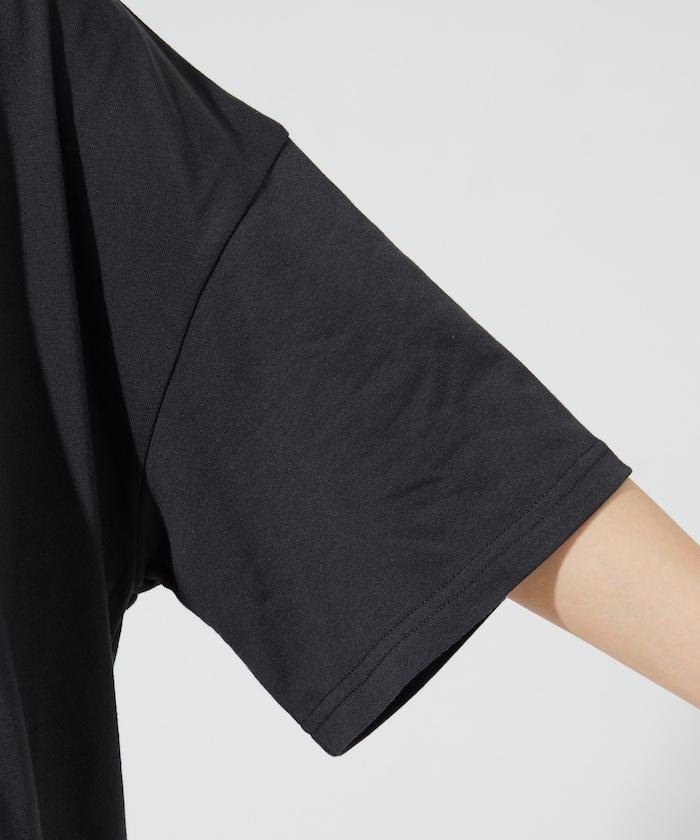 箔印圖案 大尺寸 短袖襯衫