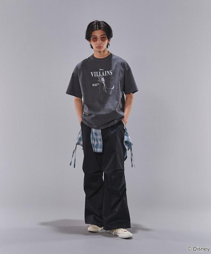 打褶寬鬆斜紋褲