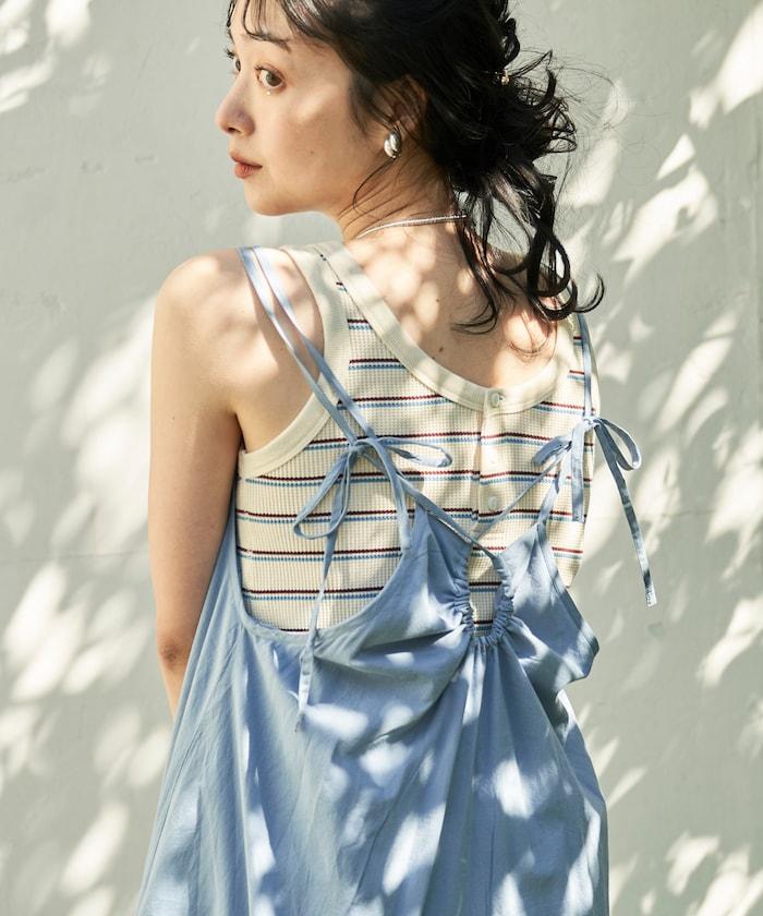 華夫格紋雙面穿背心