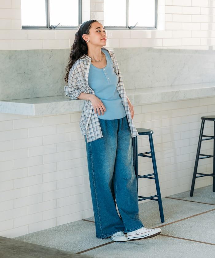 華夫格紋雙面穿背心