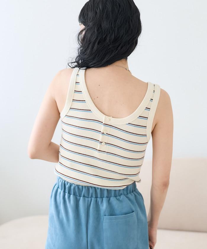 華夫格紋雙面穿背心