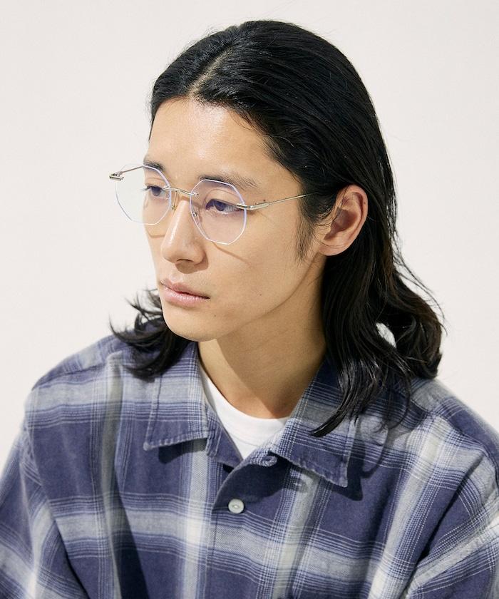 八角形 無框眼鏡