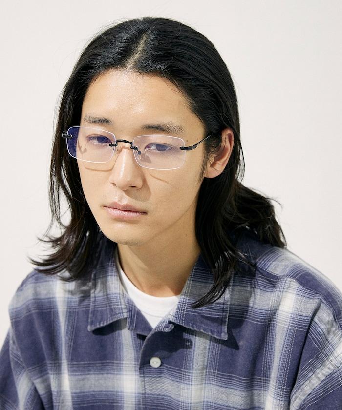 矩形無框眼鏡