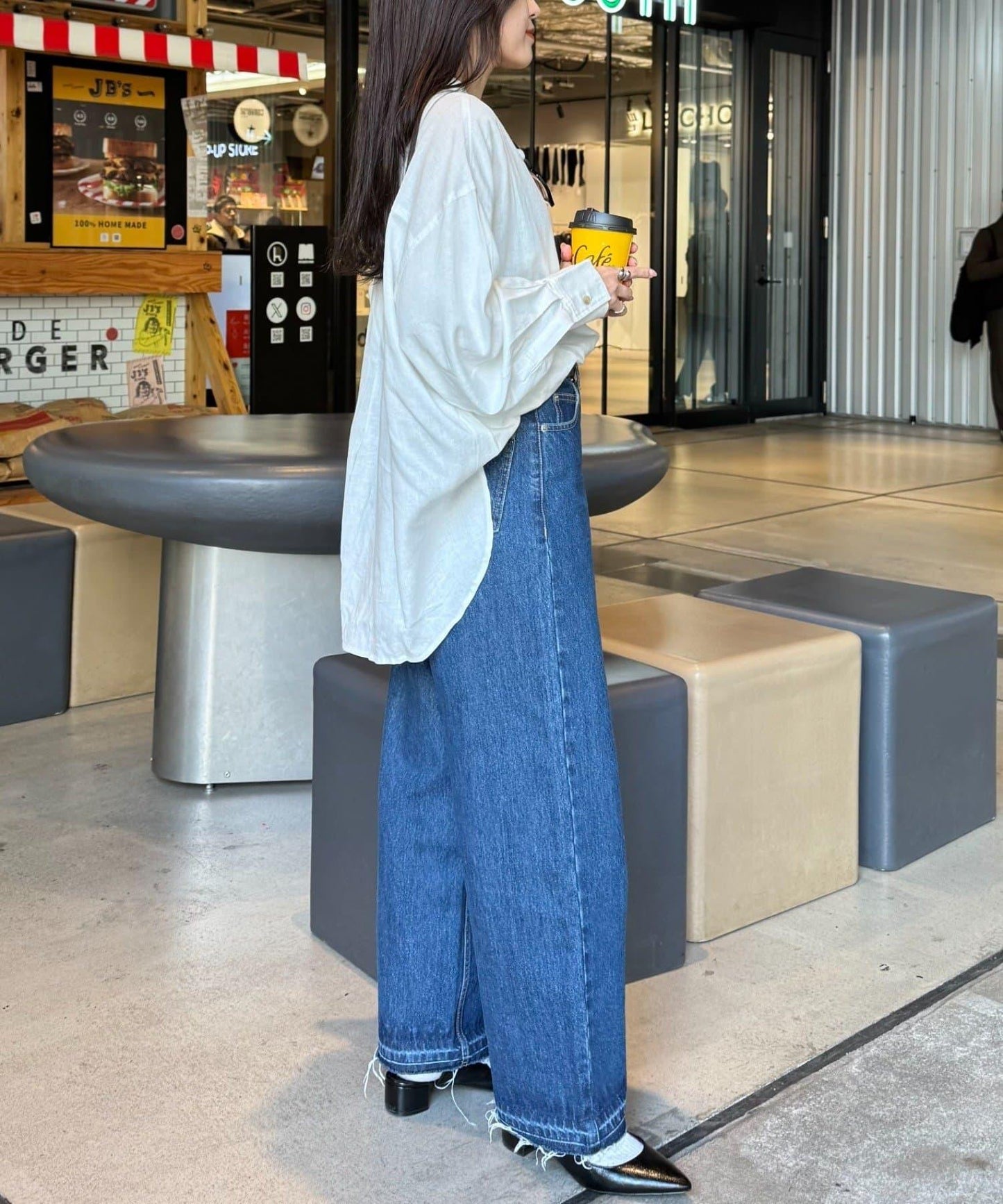 亞麻粘膠領帶領襯衫