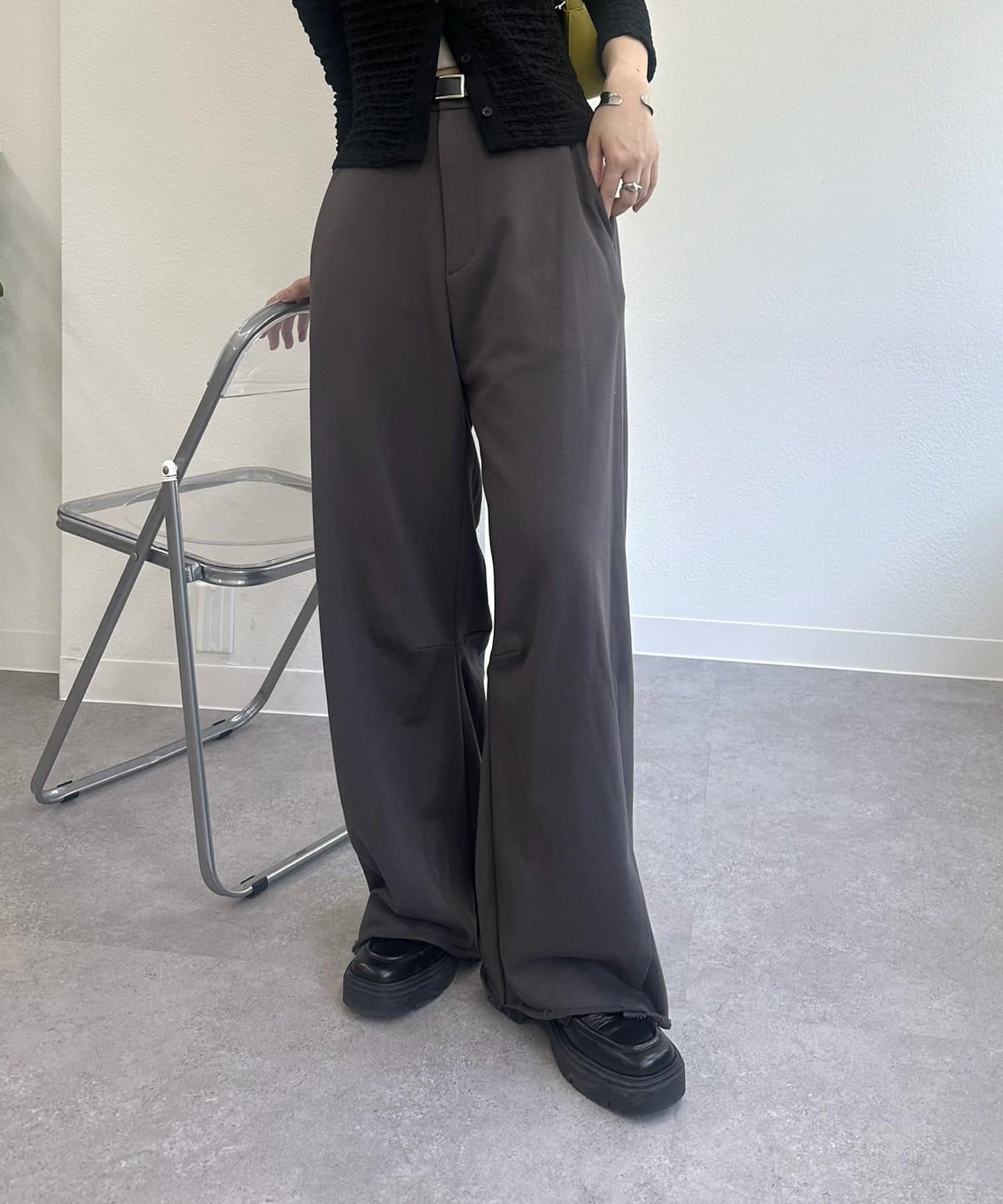 弧線運動褲
