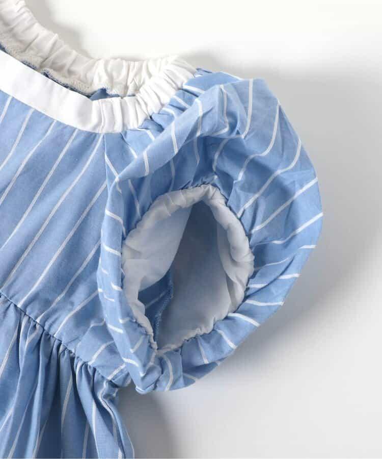 【連衣裙】氣球袖女英雄連衣裙