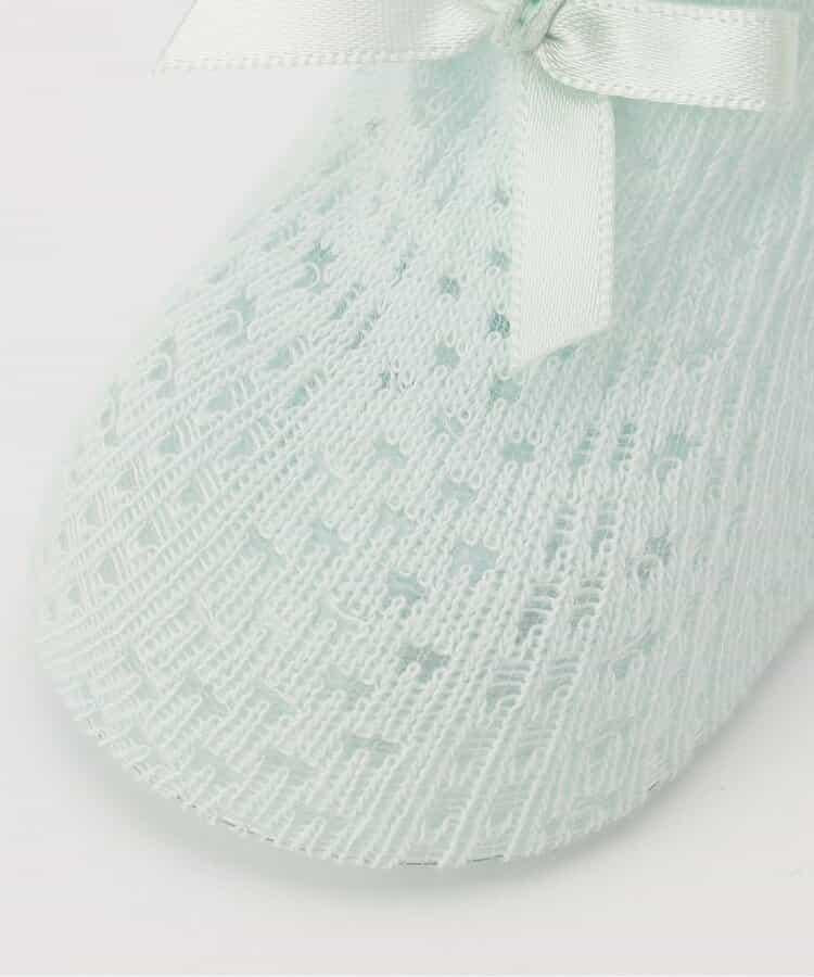 透孔編織中筒嬰兒襪