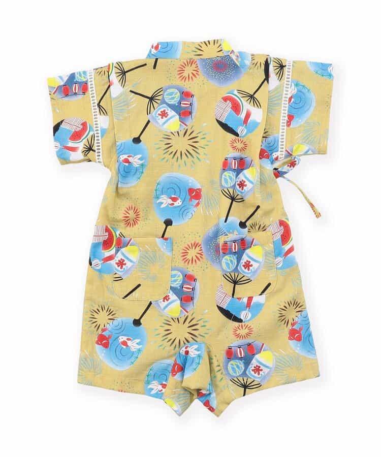 精緻花紋和服連體褲
