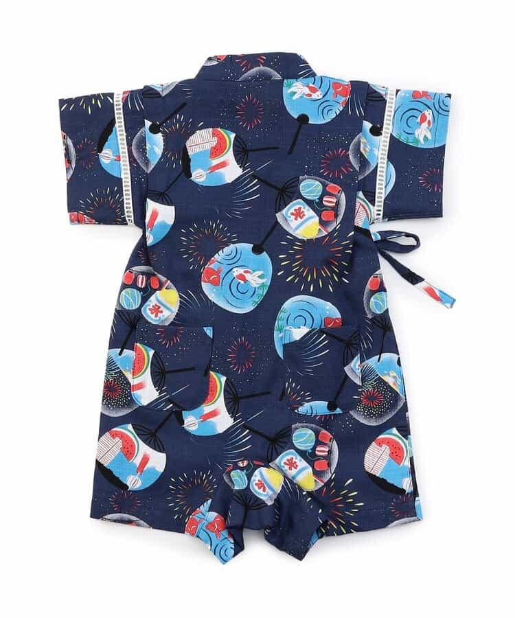 精緻花紋和服連體褲