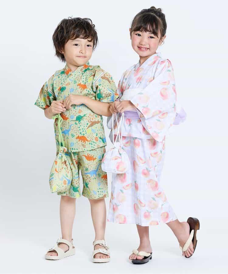 精緻花紋和服