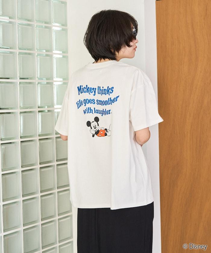 聯名/米老鼠/米奇老鼠背刺繡短袖T恤