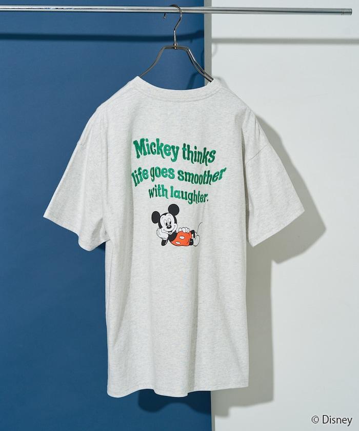 聯名/米老鼠/米奇老鼠背刺繡短袖T恤