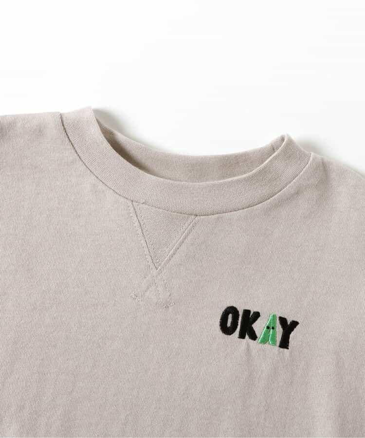 下襬疊層圓領T-shirt