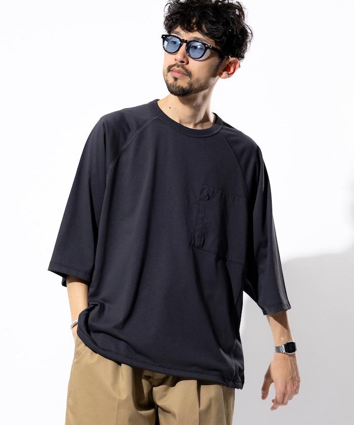 《AIR》DRY 高功能材料 防曬衣 大尺寸 圓領 短袖T恤/接觸冷感/遮熱/防紫外線/吸溼速幹