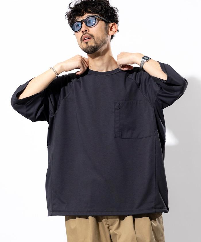 《AIR》DRY 高功能材料 防曬衣 大尺寸 圓領 短袖T恤/接觸冷感/遮熱/防紫外線/吸溼速幹