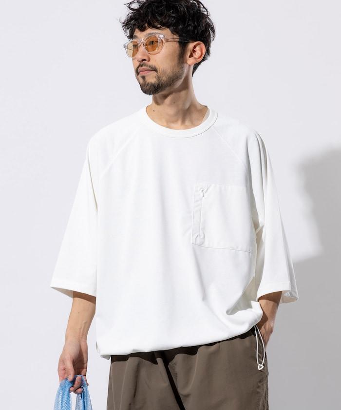 《AIR》DRY 高功能材料 防曬衣 大尺寸 圓領 短袖T恤/接觸冷感/遮熱/防紫外線/吸溼速幹