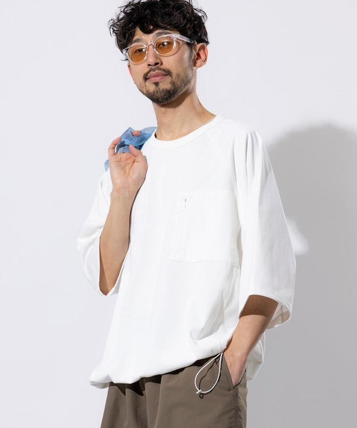 《AIR》DRY 高功能材料 防曬衣 大尺寸 圓領 短袖T恤/接觸冷感/遮熱/防紫外線/吸溼速幹