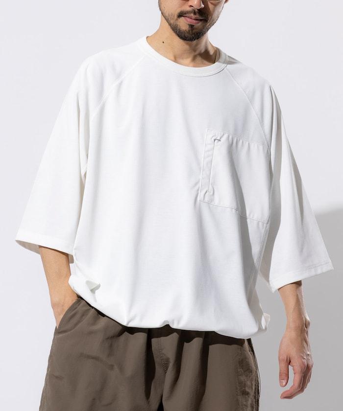 《AIR》DRY 高功能材料 防曬衣 大尺寸 圓領 短袖T恤/接觸冷感/遮熱/防紫外線/吸溼速幹