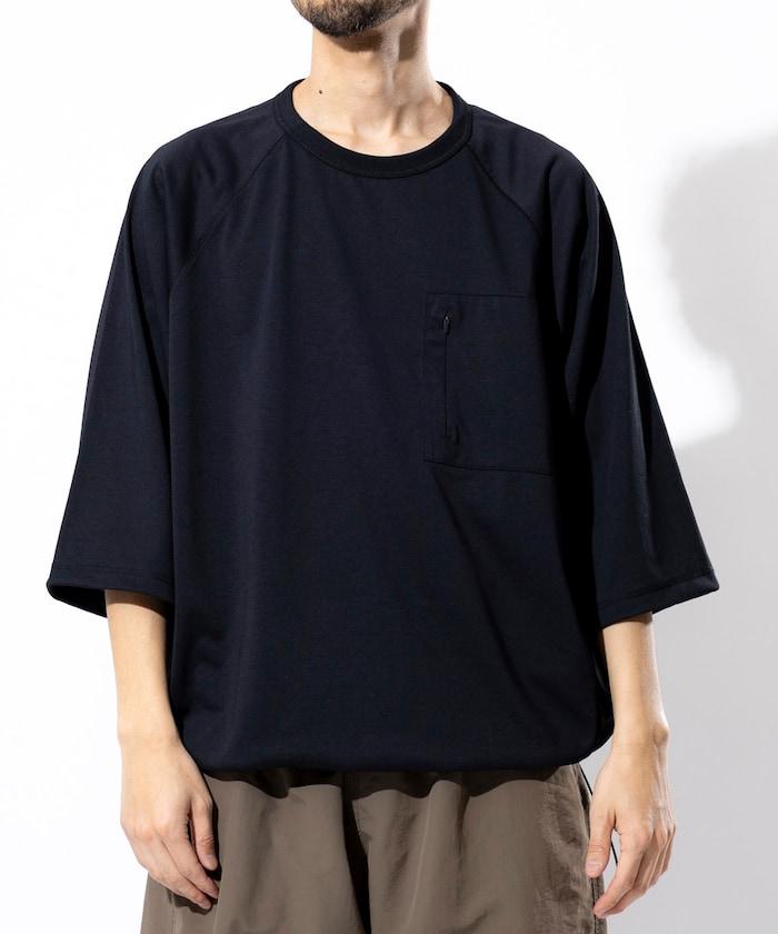 《AIR》DRY 高功能材料 防曬衣 大尺寸 圓領 短袖T恤/接觸冷感/遮熱/防紫外線/吸溼速幹