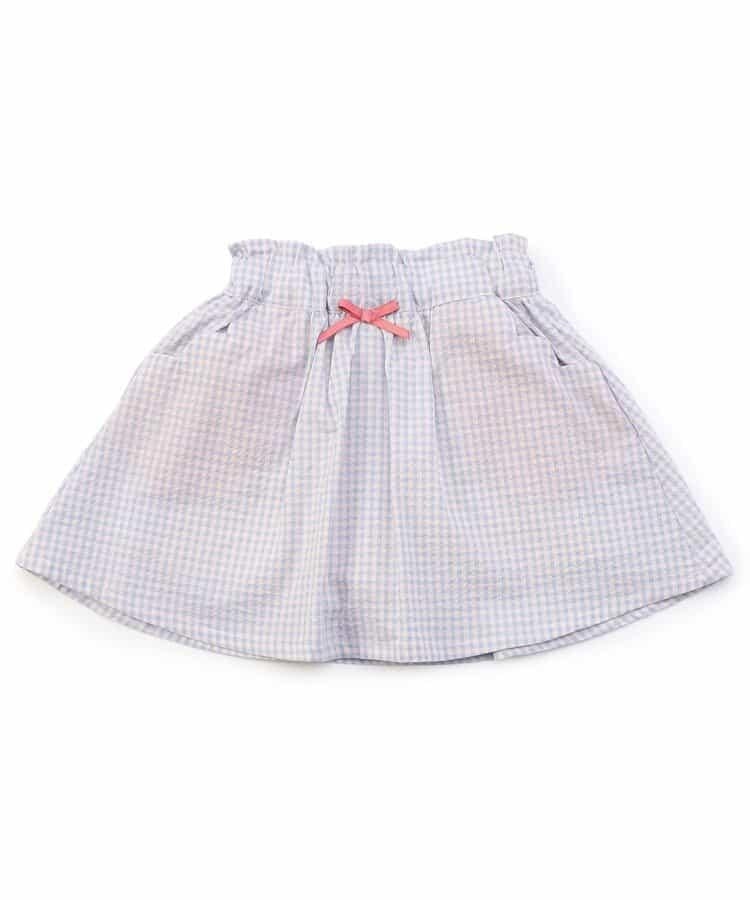 【連衣裙】少女格紋連衣裙裙褲套裝