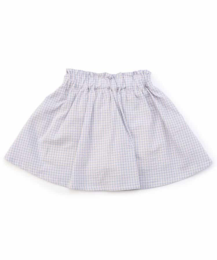 【連衣裙】少女格紋連衣裙裙褲套裝