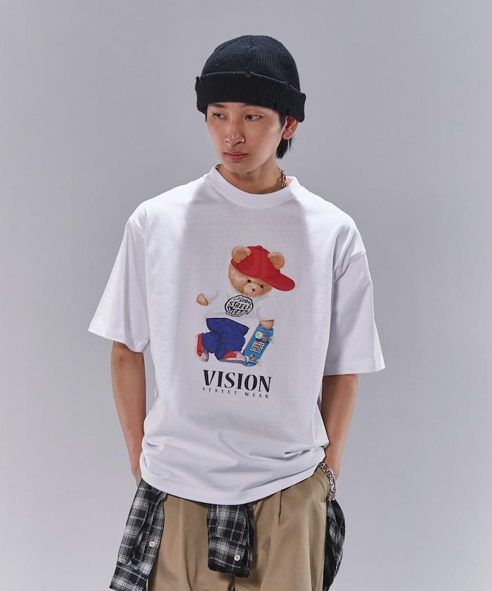 Bear Skate圖案印花T恤