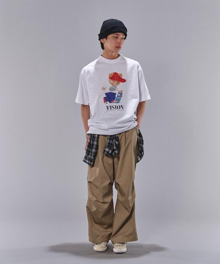 Bear Skate圖案印花T恤