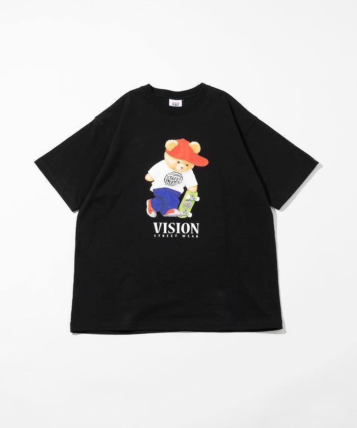 Bear Skate圖案印花T恤