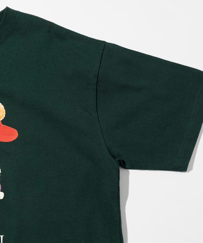 Bear Skate圖案印花T恤