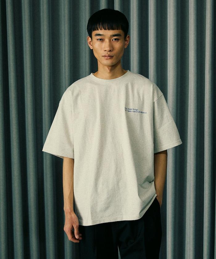 BASIC標誌刺繡T恤 / 單點刺繡短袖T恤