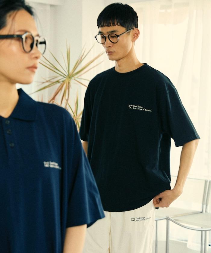 BASIC標誌刺繡T恤 / 單點刺繡短袖T恤